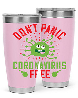 dont panic coronavirus free Style 43#- corona virus- Tumbler