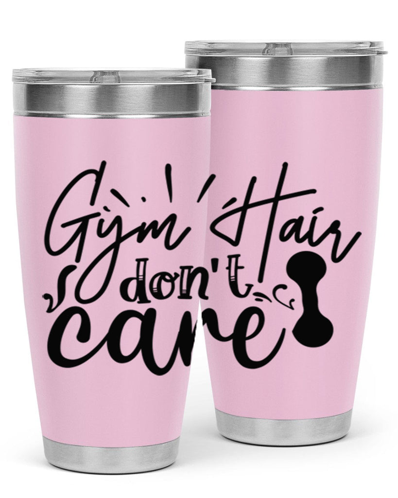 gym hair dont care 43#- gym- Tumbler