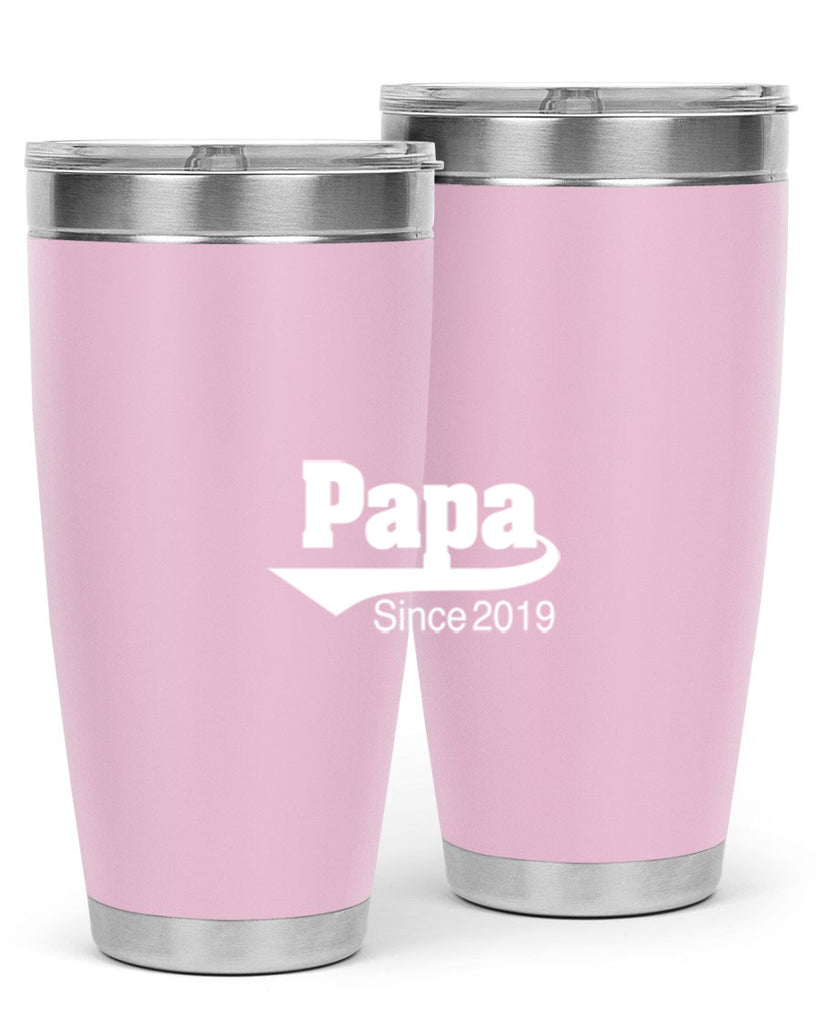 papa since 127#- grandpa - papa- Tumbler