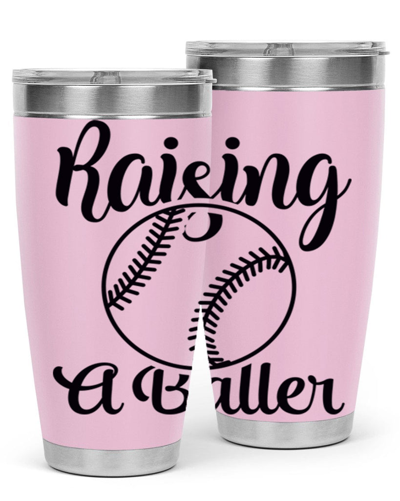 raising a baller 2277#- softball- Tumbler