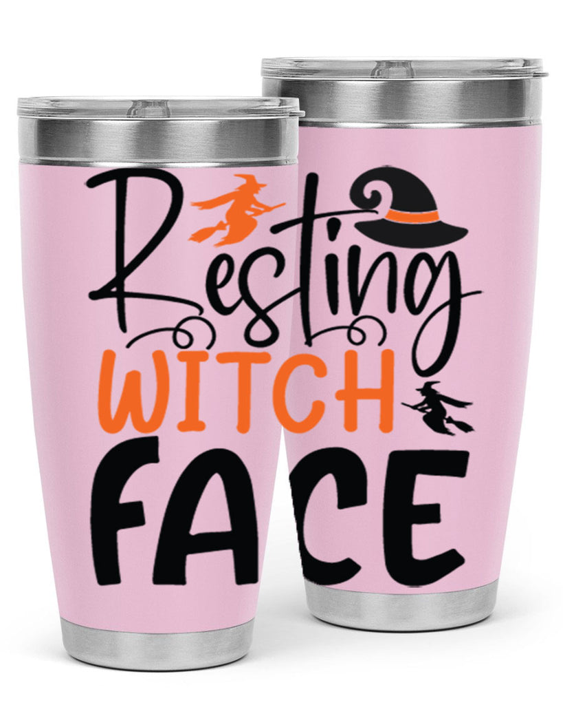 resting witch face 108#- halloween- Tumbler