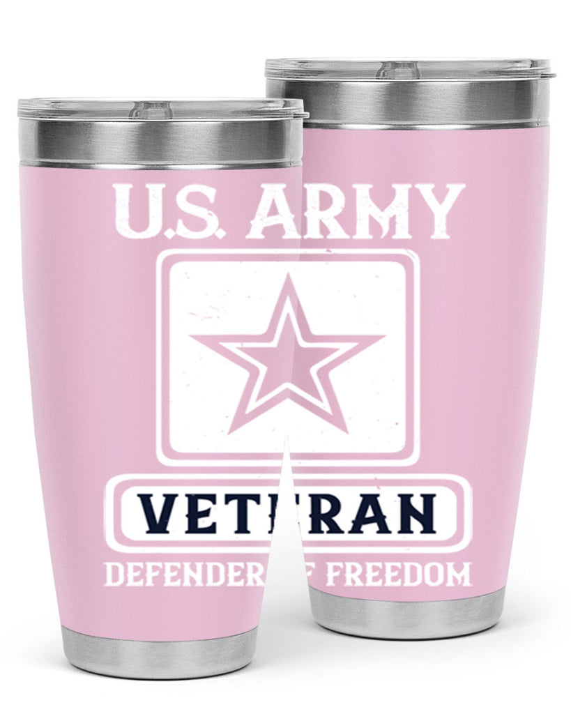 us army veteran defender of freedom 14#- Veterns Day- Tumbler