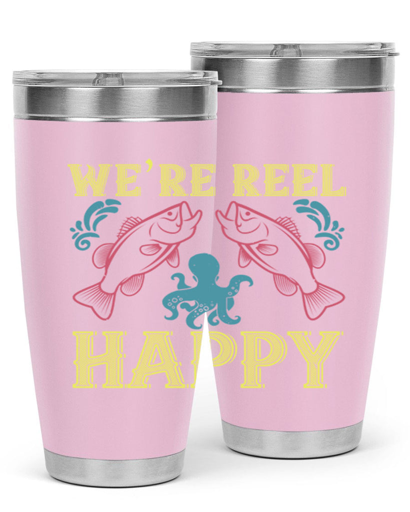 we’re reel happy 233#- fishing- Tumbler