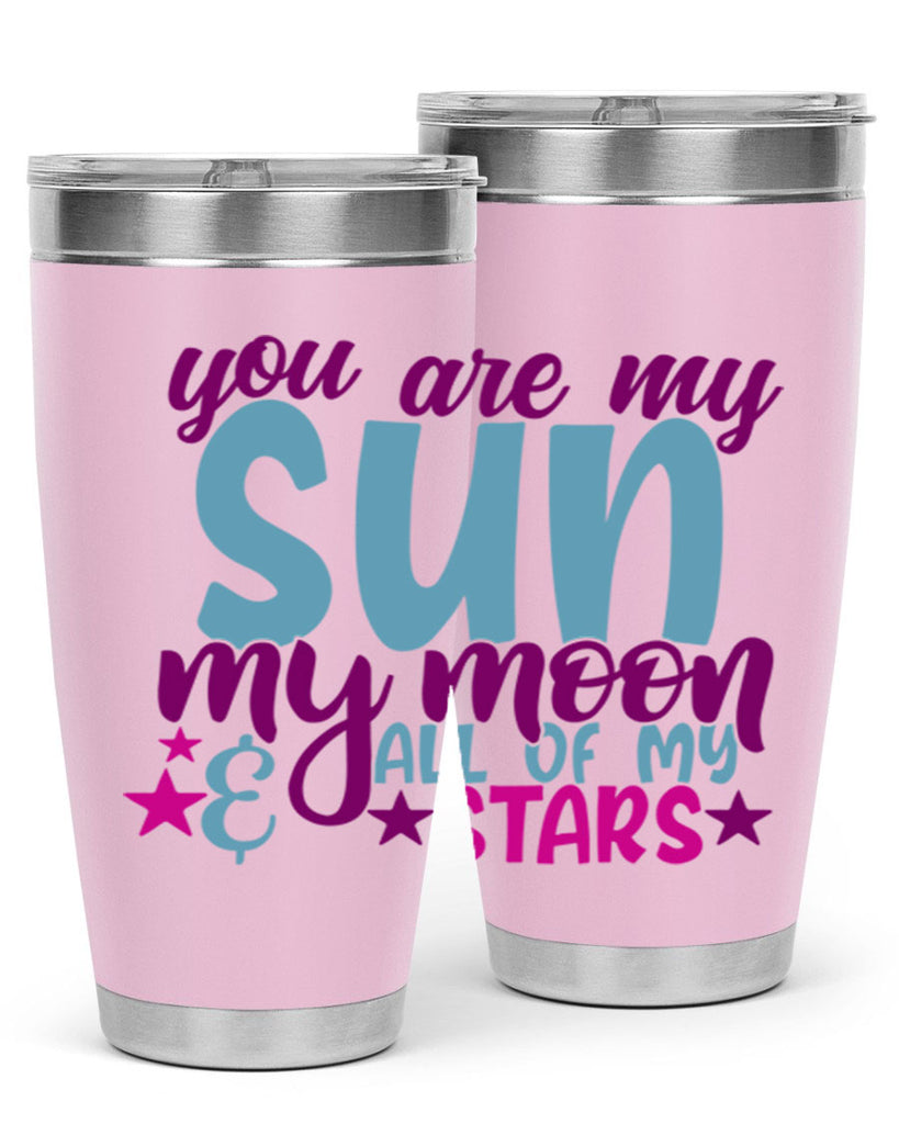 you are my sun my moon all of my stars 6#- family- Tumbler