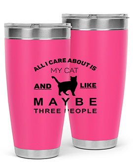 All I Care About is Style 26#- cat- Tumbler