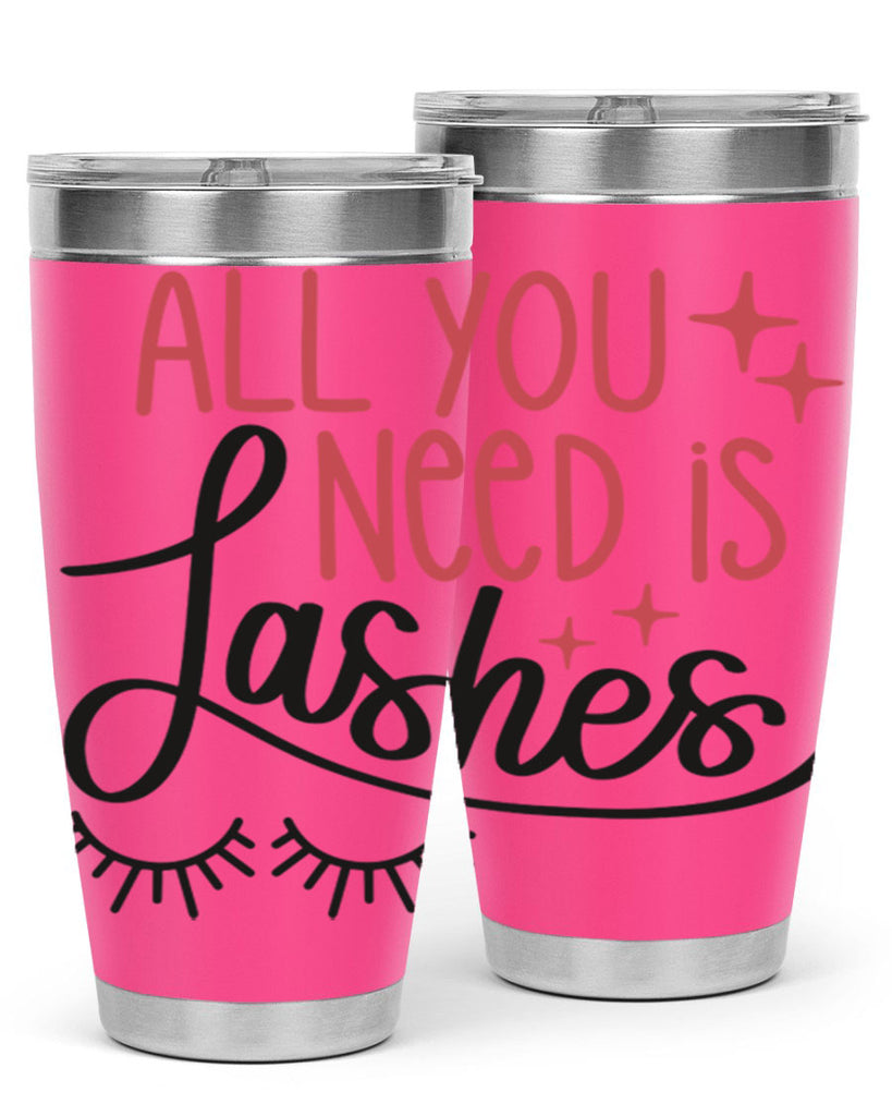 All You Need Is Lashes Style 146#- make up- Tumbler