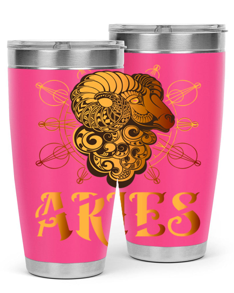 Aries 121#- zodiac- Tumbler