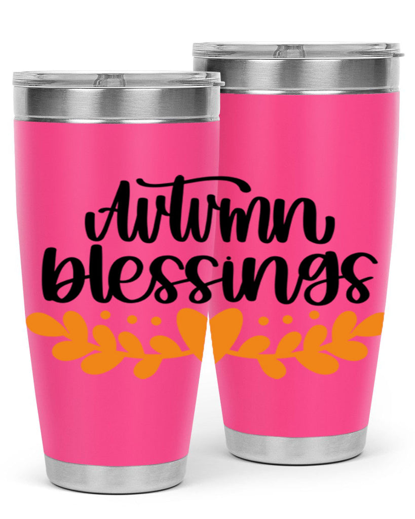 Autumn Blessings 472#- fall- Tumbler