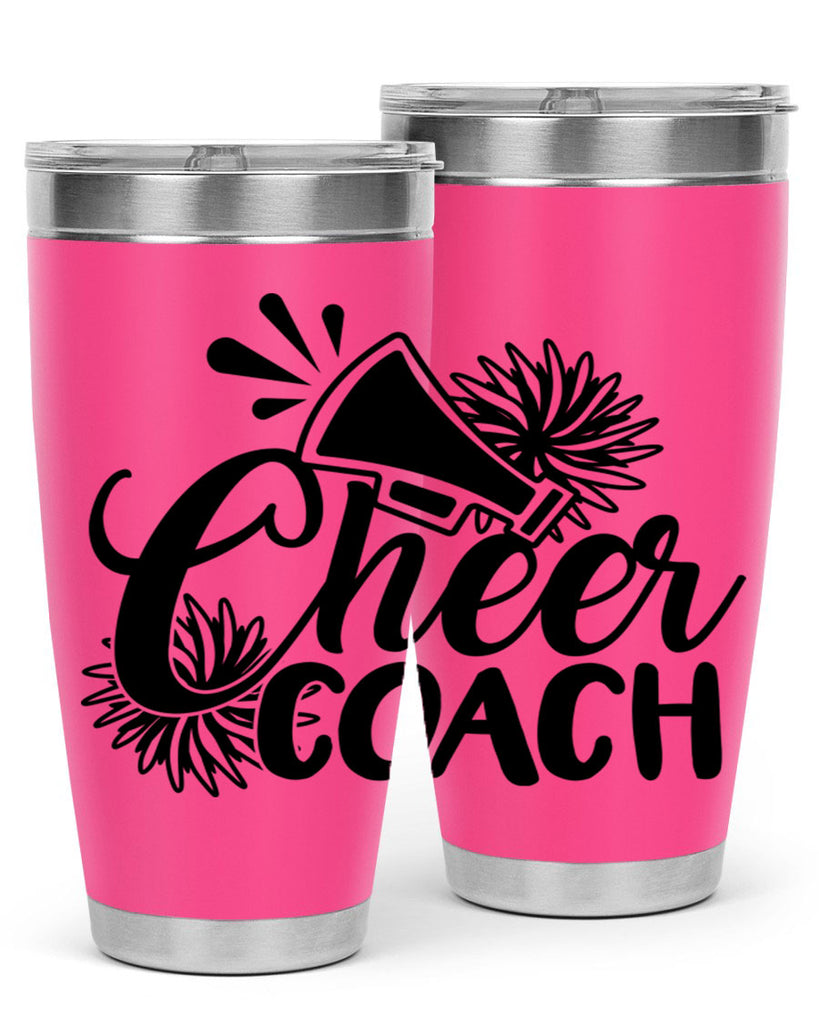 Cheer coach 1392#- cheer- Tumbler