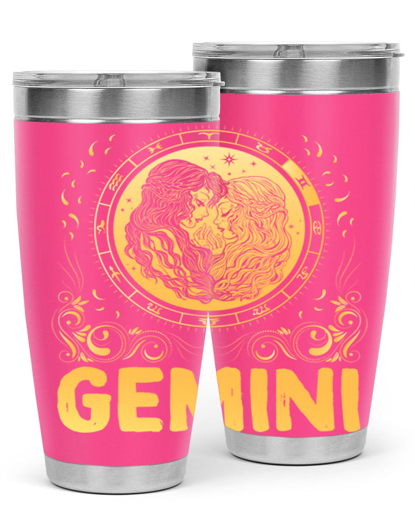 Gemini 234#- zodiac- Tumbler