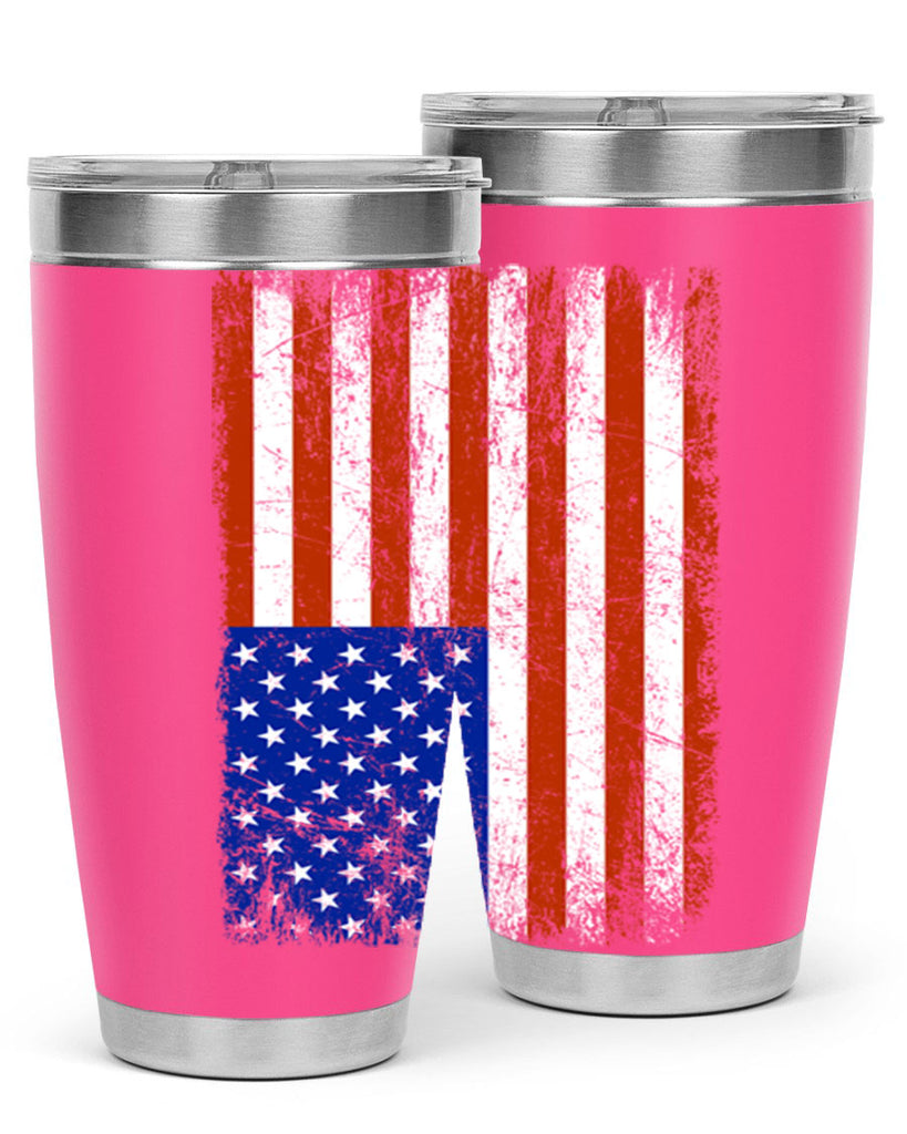 Grunge Flag 52#- Us Flags- Tumbler