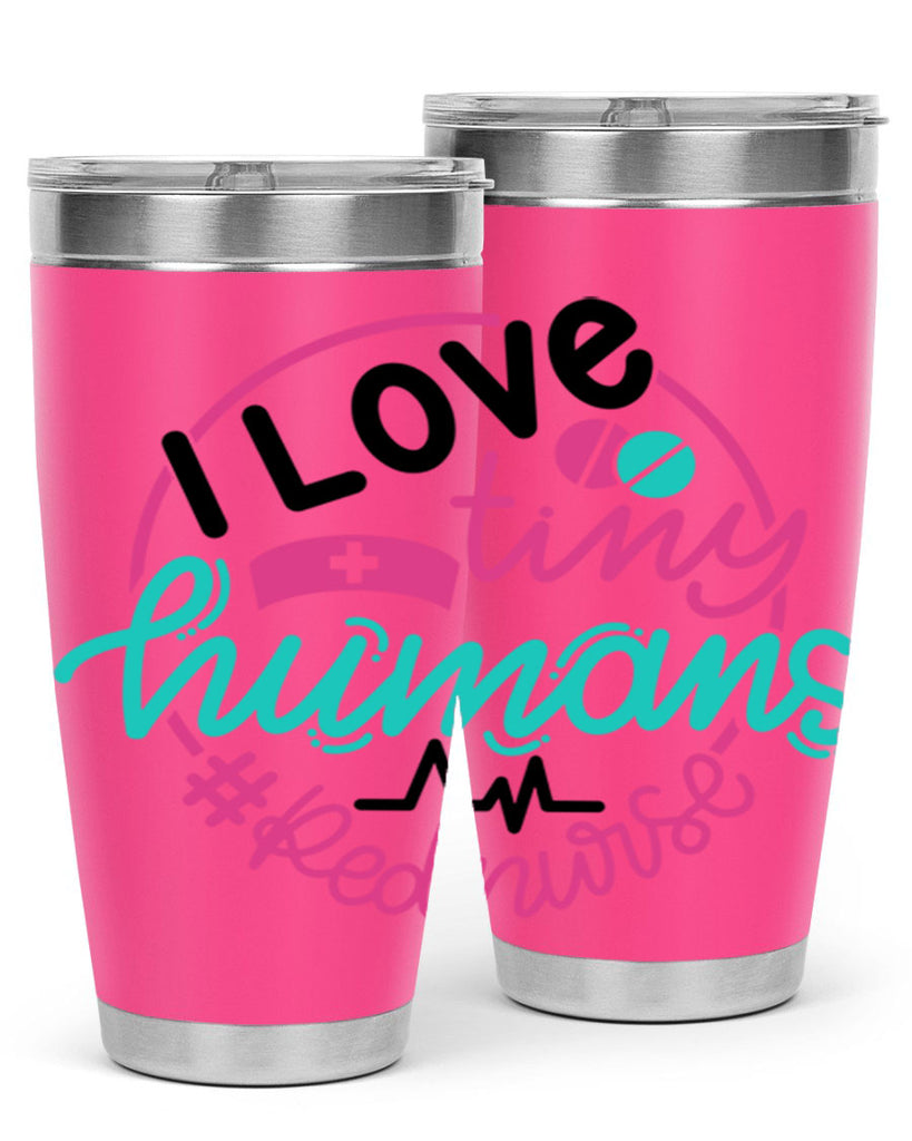 I Love Tiny Humans Red Nurse Style Style 167#- nurse- tumbler
