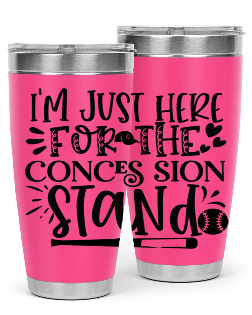 Im Just Here For the Conces sion stand 2072#- baseball- Tumbler