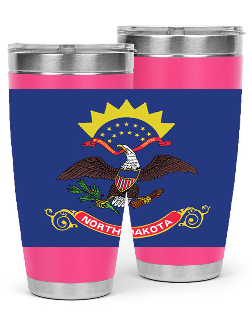 North Dakota 18#- Us Flags- Tumbler