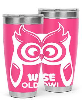 Owl Lover Wise Old Owl A TurtleRabbit 13#- owl- Tumblers