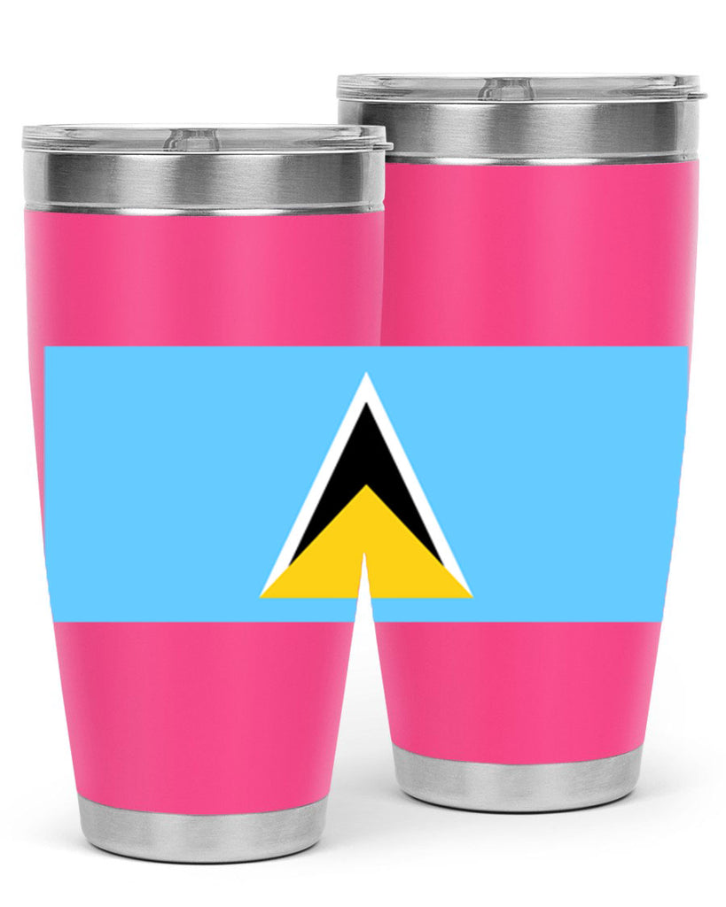 Saint Lucia 51#- world flags- Tumbler