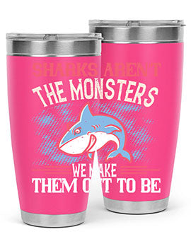 Sharks aren’t the monsters we make them out to be Style 24#- shark  fish- Tumbler