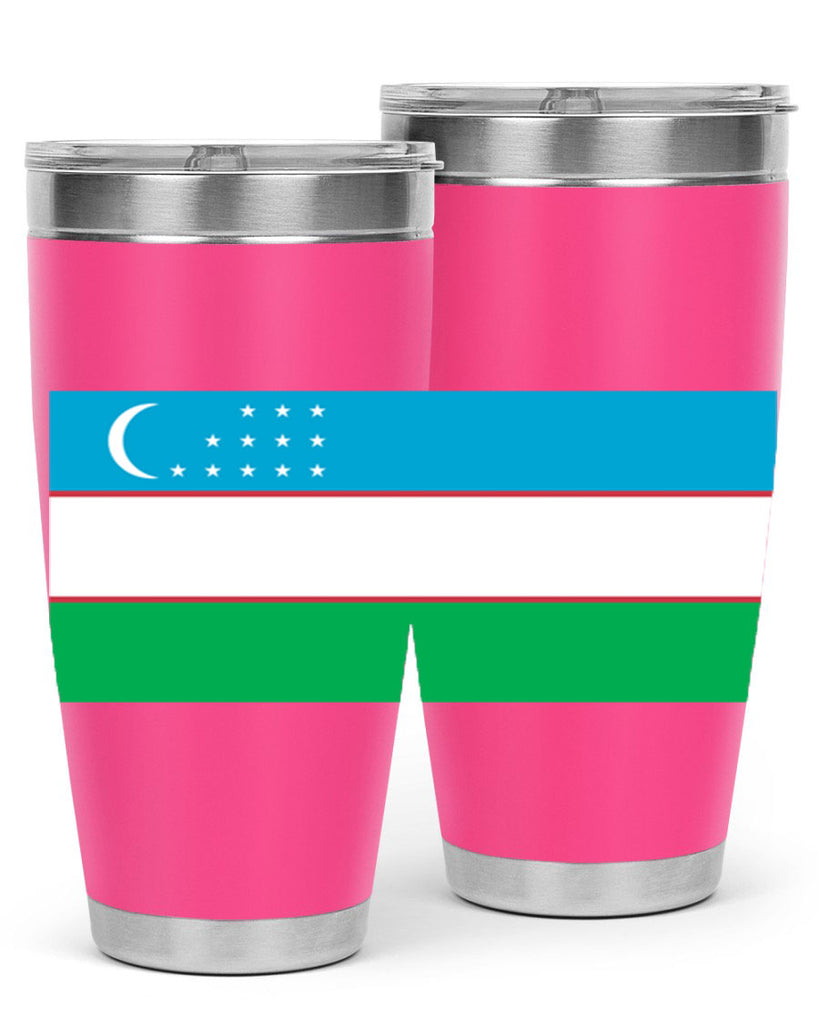 Uzbekistan 8#- world flags- Tumbler