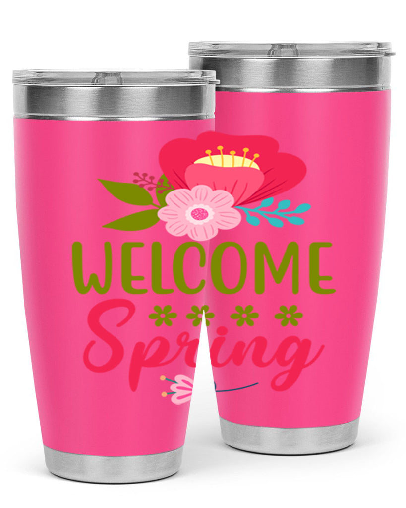 Welcome Spring 582#- spring- Tumbler