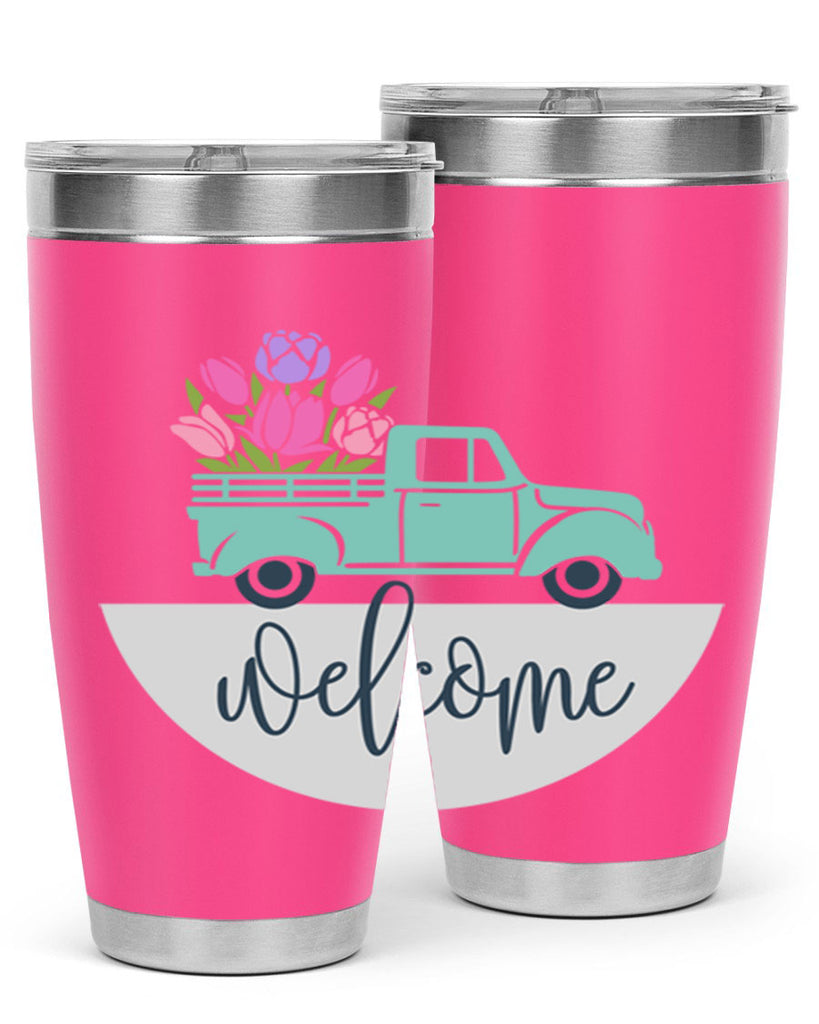 Welcome spring truck579#- spring- Tumbler