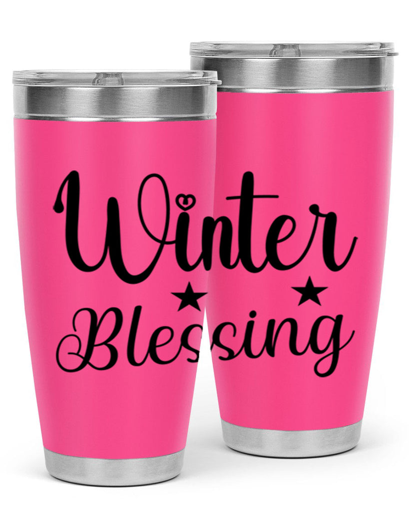 Winter Blessing 484#- winter- Tumbler