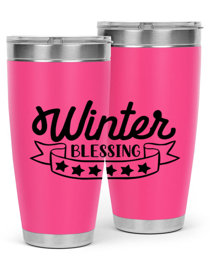 Winter Blessing 485#- winter- Tumbler