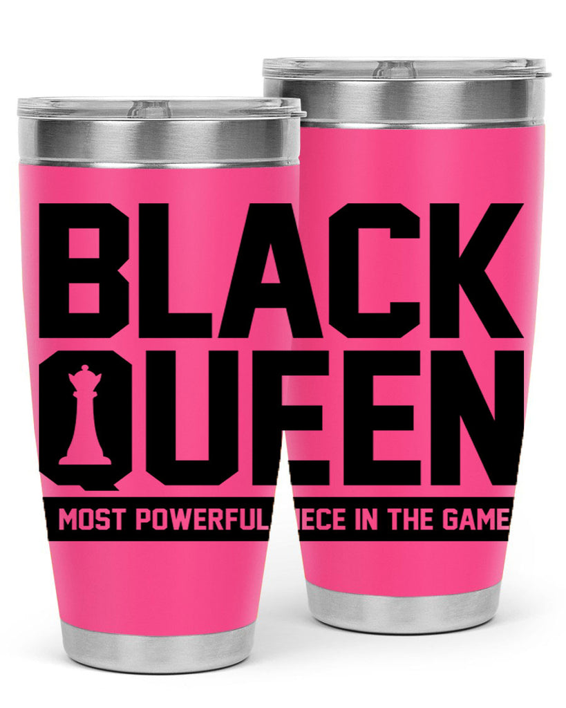 black queenchess 194#- black words phrases- Cotton Tank