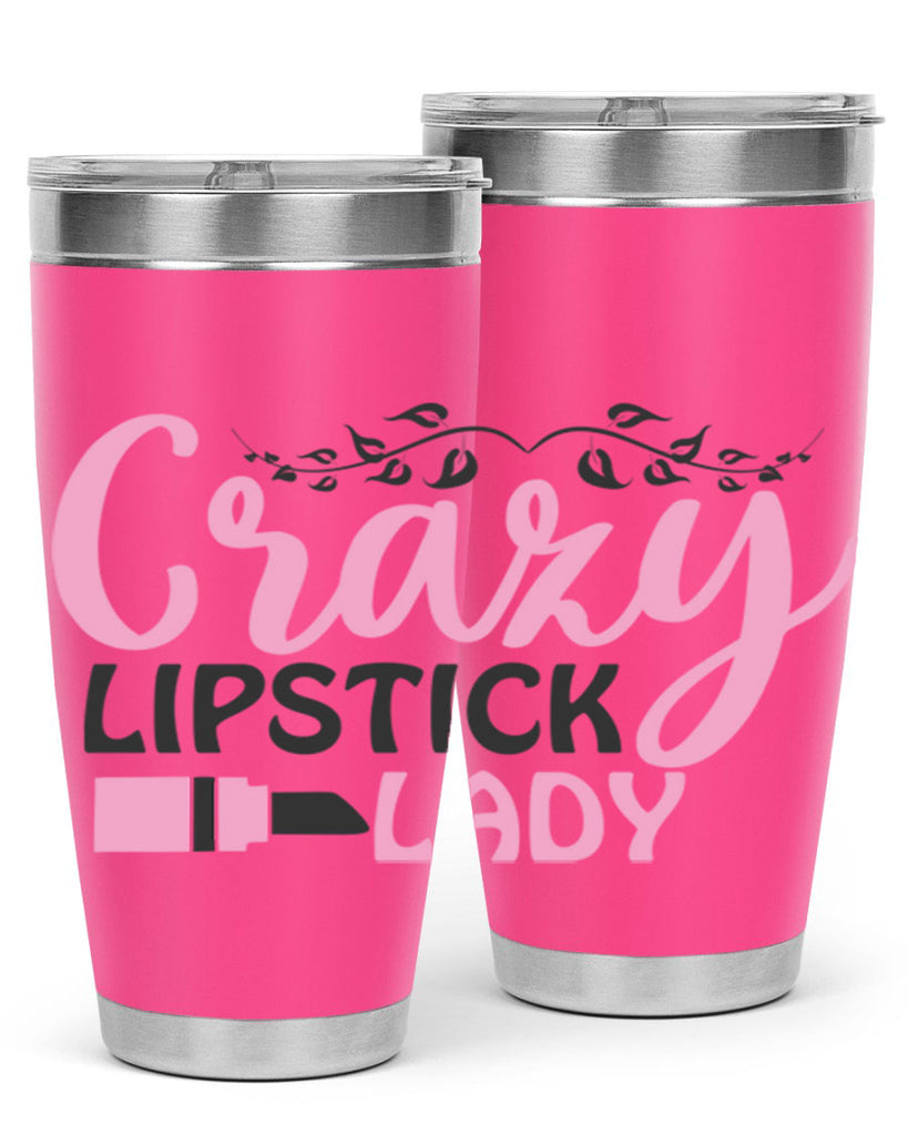 crazy lipstick lady Style 159#- make up- Tumbler