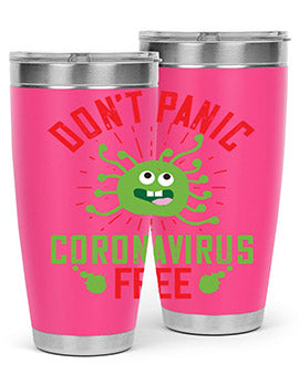 dont panic coronavirus free Style 43#- corona virus- Tumbler