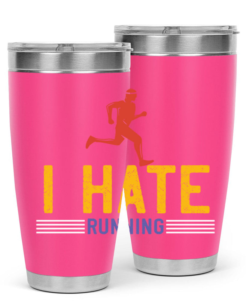 i hate running 40#- running- Tumbler