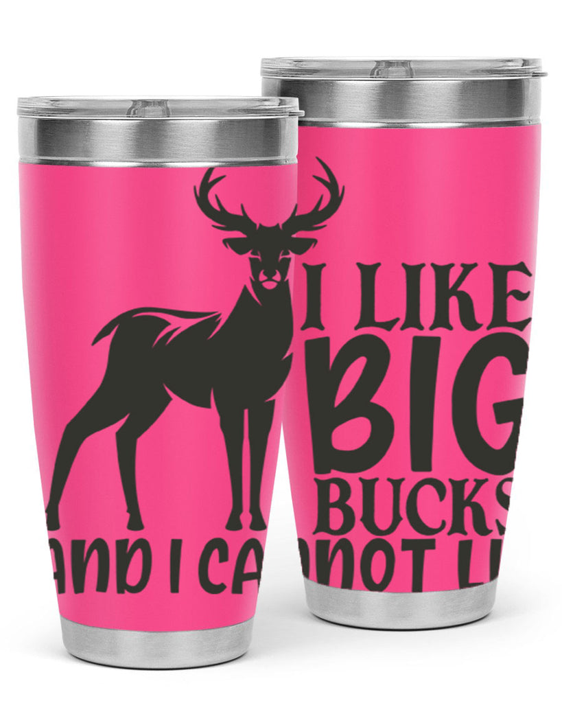 i like big bucks and i cannot lie 8#- hunting- Tumbler