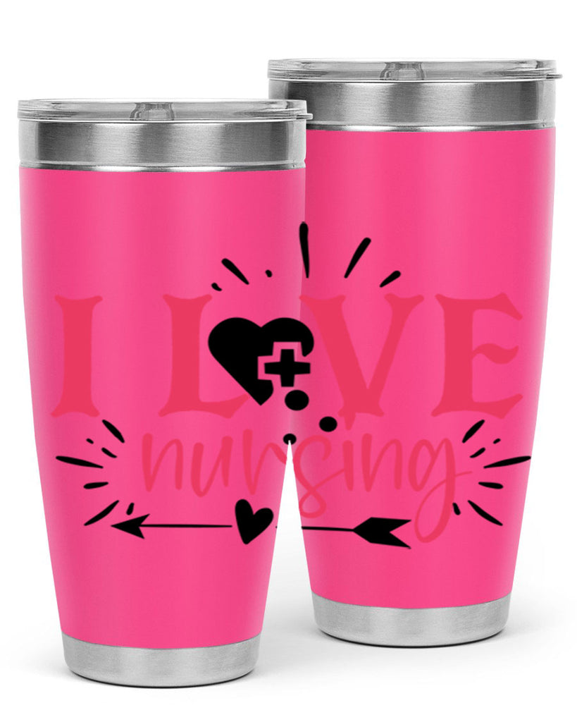 i love nursing Style 380#- nurse- tumbler