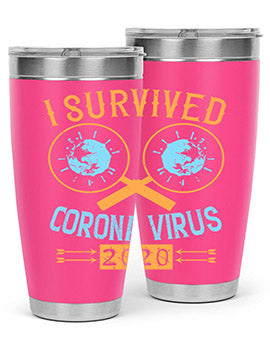 i survived corona virus Style 34#- corona virus- Tumbler