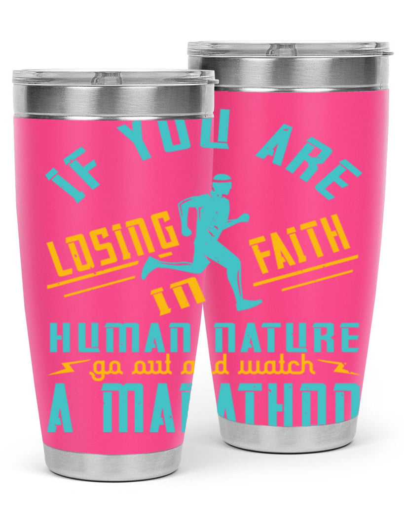if you are losing faith in human nature go out and watch a marathon 37#- running- Tumbler