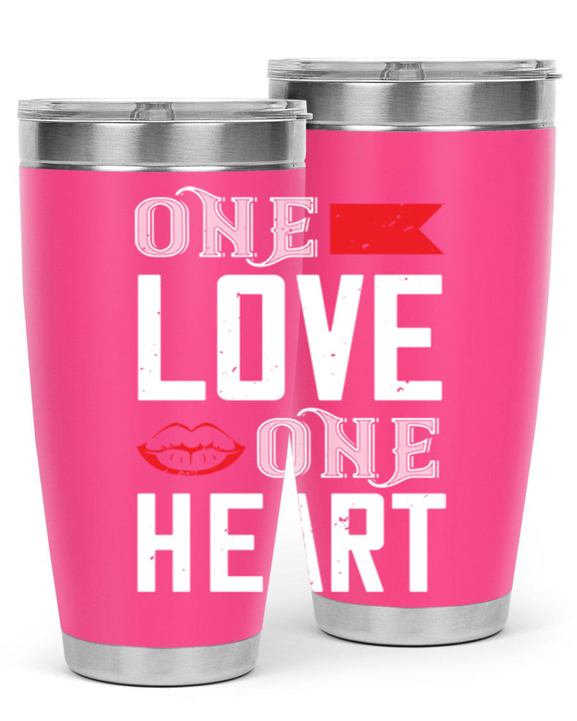 one love one heart 32#- valentines day- Tumbler