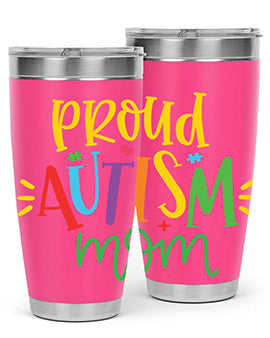 proud autism mom Style 35#- autism- Tumbler