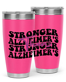 stronger than alzheimers 214#- alzheimers- Tumbler