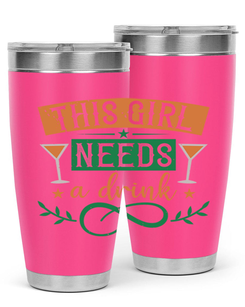 this girl needs a drink 1#- mardi gras- Tumbler