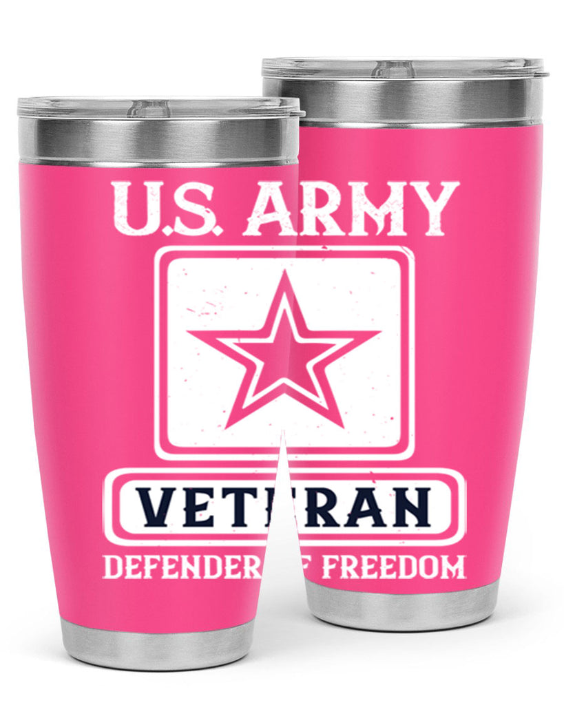 us army veteran defender of freedom 14#- Veterns Day- Tumbler