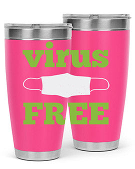 virus free Style 20#- corona virus- Tumbler