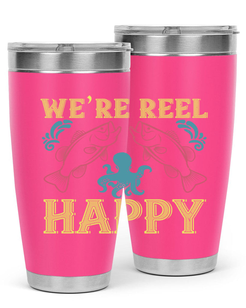 we’re reel happy 233#- fishing- Tumbler
