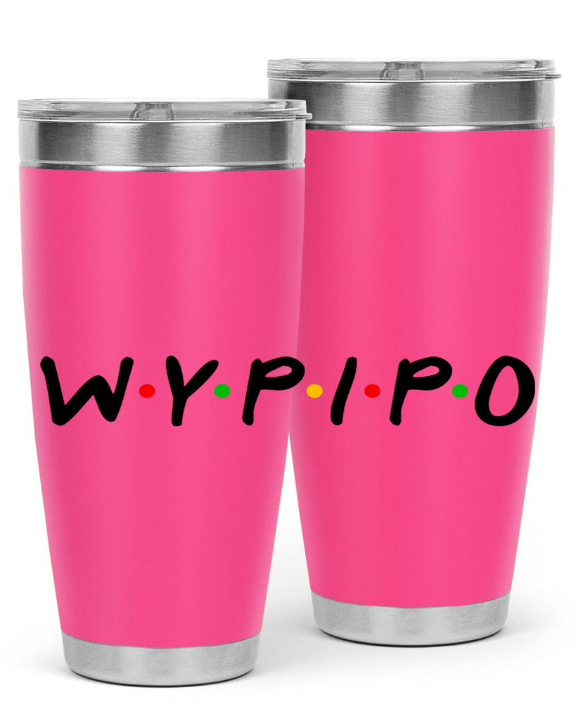 wypipo 7#- black words phrases- Cotton Tank