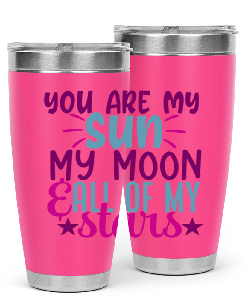 you are my sun my moon all of my stars 5#- family- Tumbler
