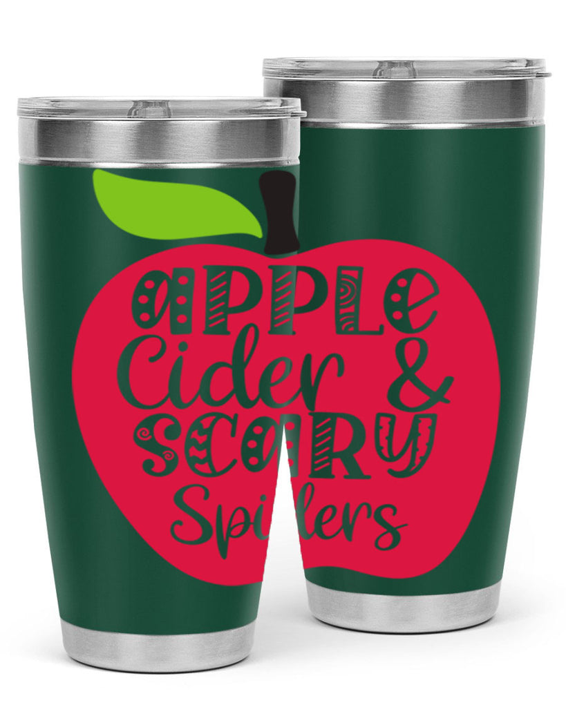 Apple Cider Scary Spiders 10#- fall- Tumbler