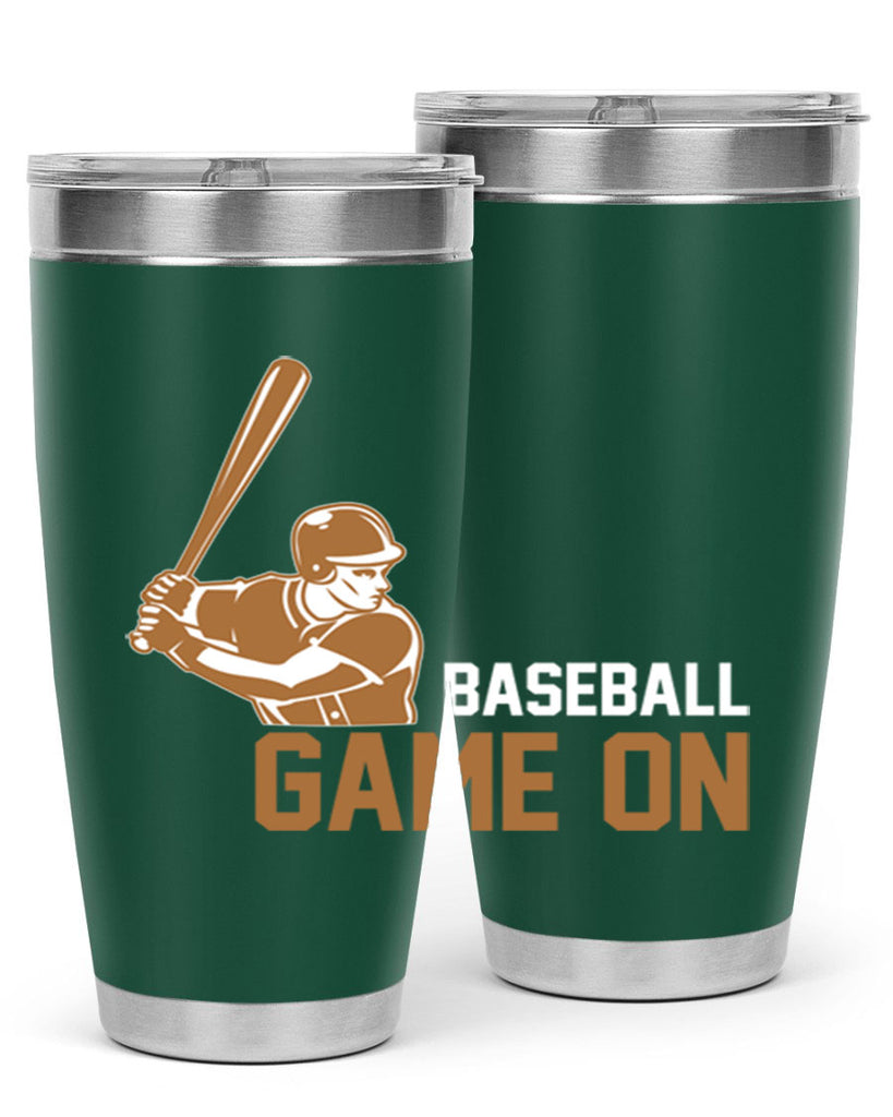 Baseball game 1446#- baseball- Tumbler