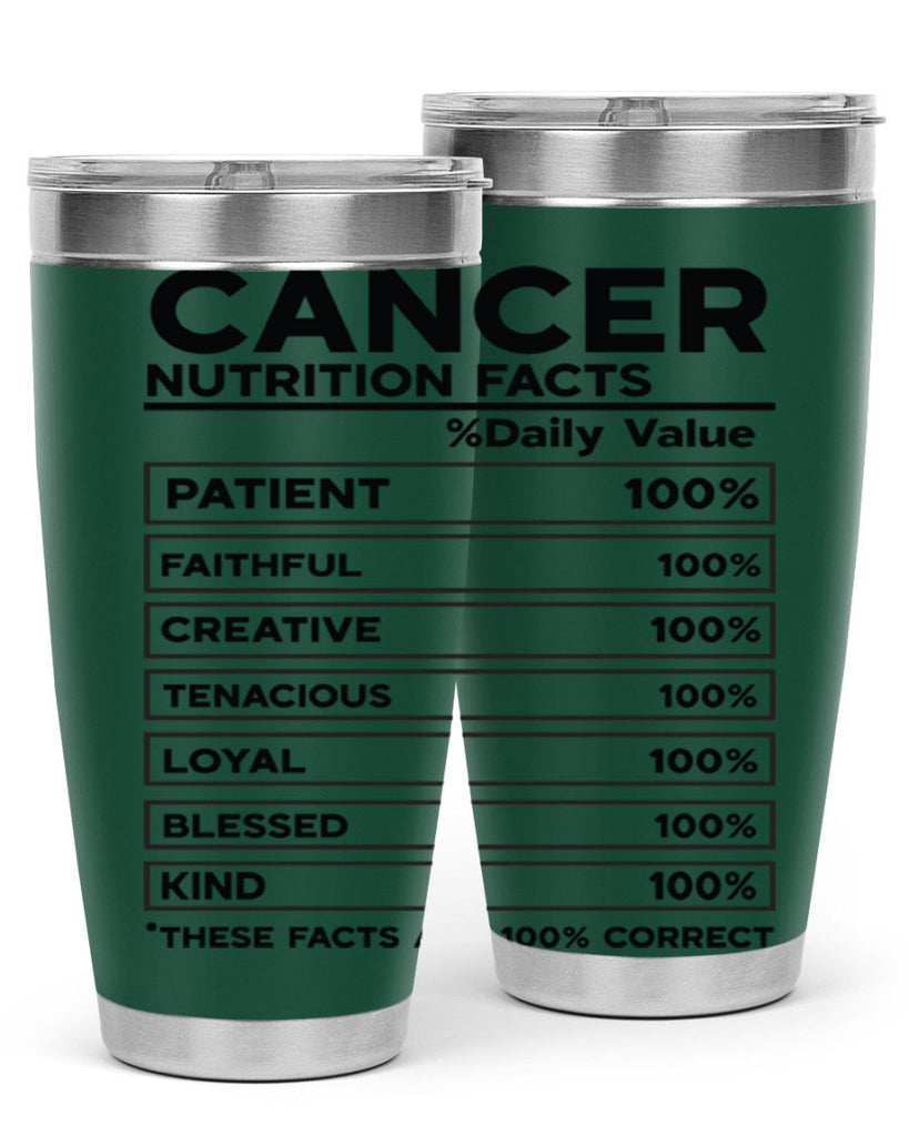 Cancer Nutrition Facts 148#- zodiac- Tumbler