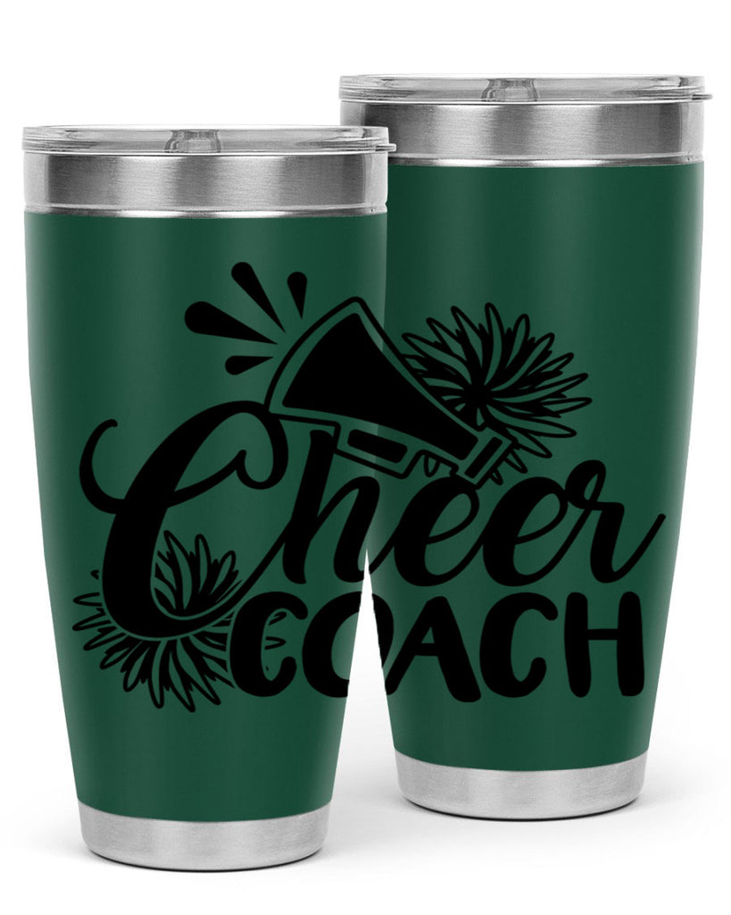 Cheer coach 1392#- cheer- Tumbler
