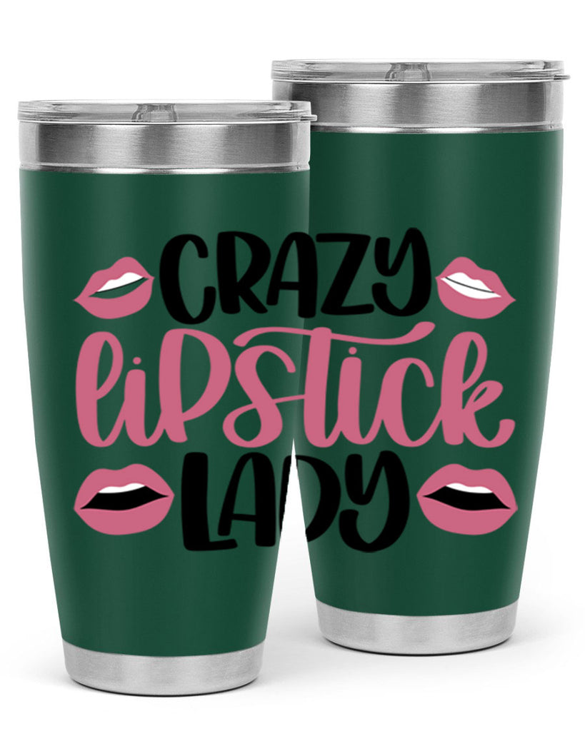 Crazy Lipstick Lady Style 107#- make up- Tumbler