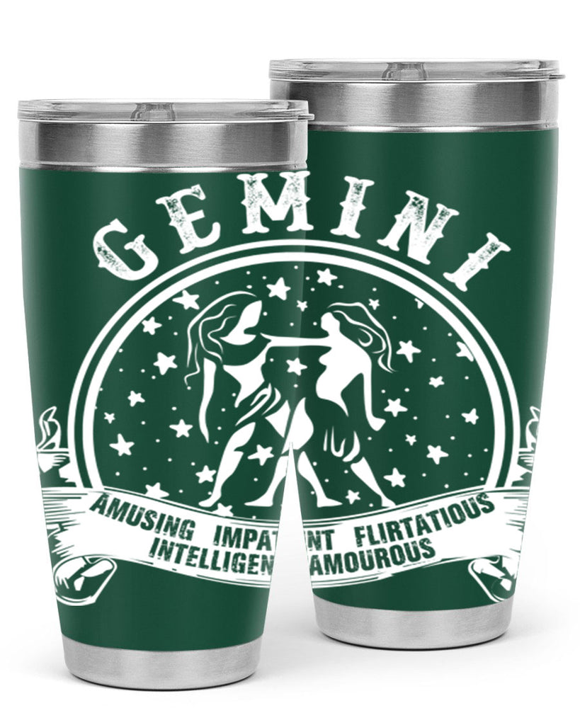 Gemini 10#- zodiac- Tumbler