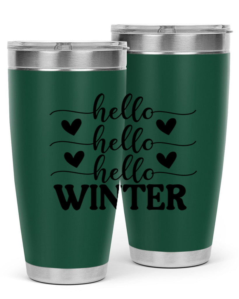 Hello Winter 167#- winter- Tumbler